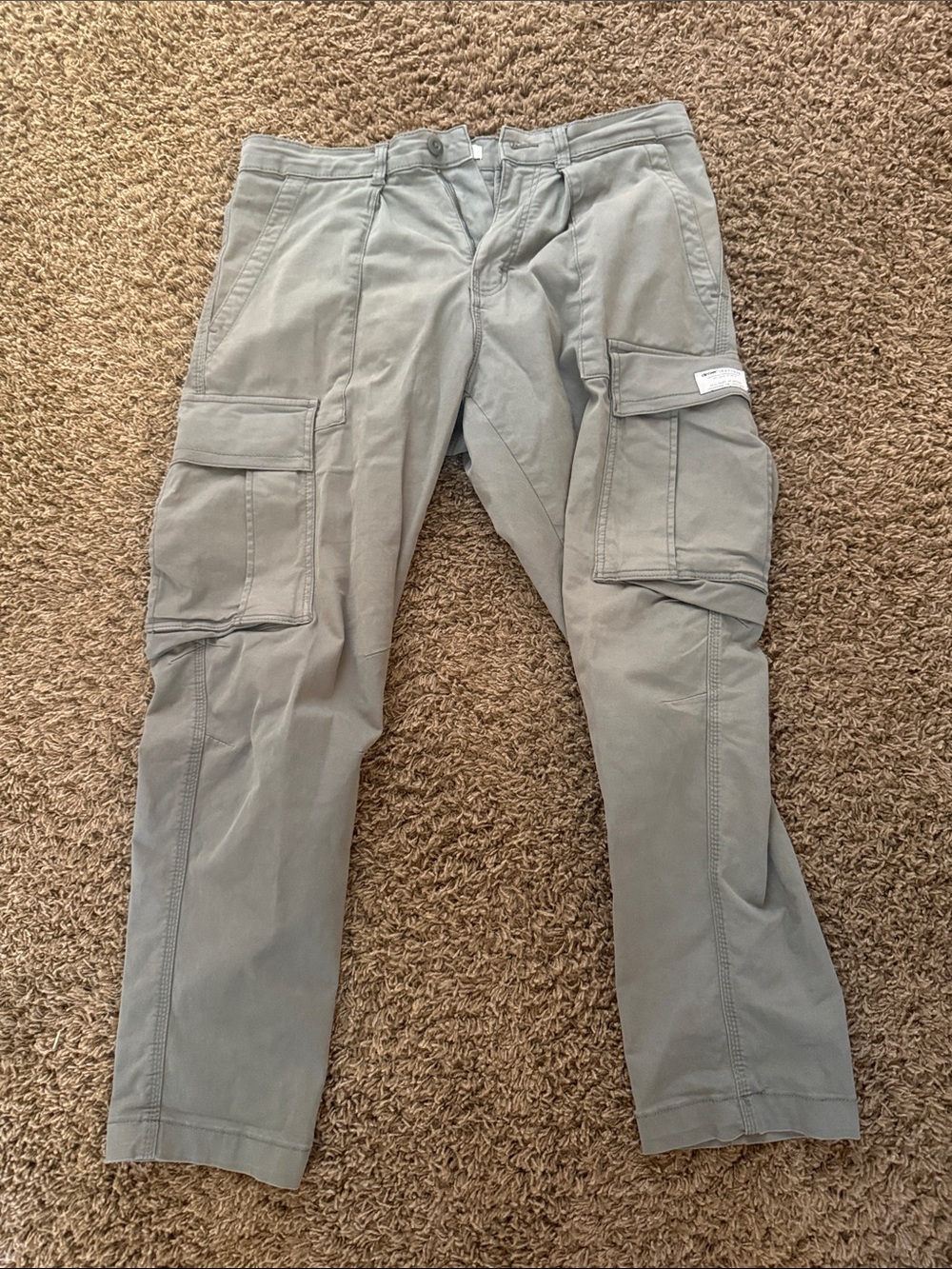 Zara Cargo Pants Green